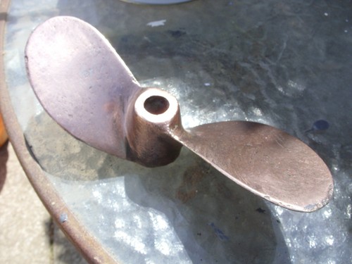 Old boat prop - boat,